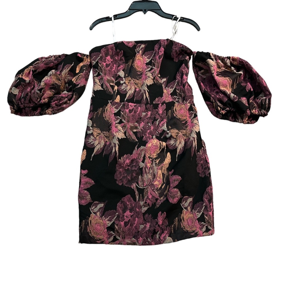 Lulu’s Floral Off-The-Shoulder Bodycon Dress